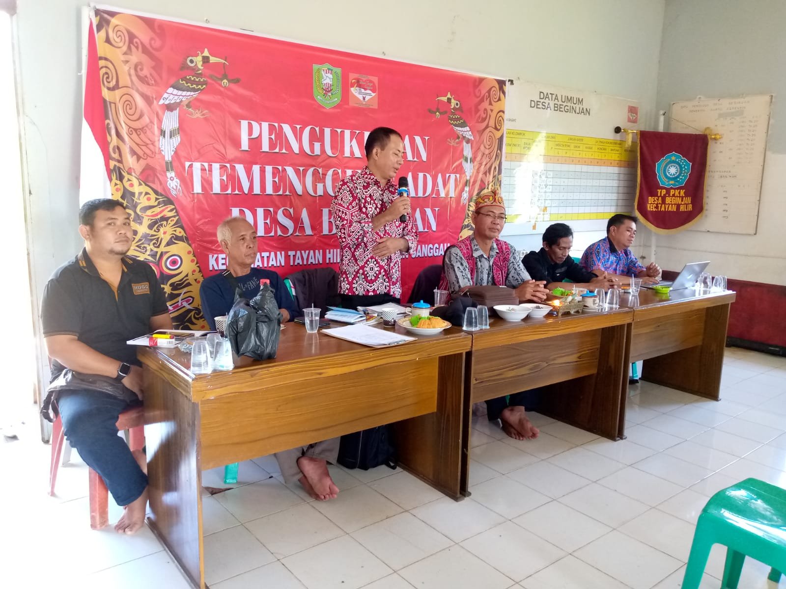 Lembaga Masyarakat Adat Dayak Tobag Gelar Sosialisasi dan Pengukuhan Pengurus di Ketemenggungan Beginjan