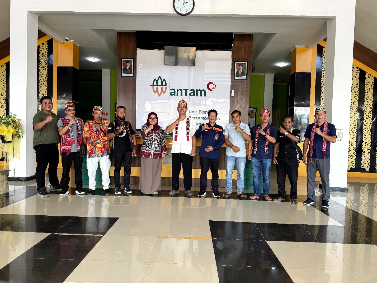 Lembaga Masyarakat Adat Dayak Tobag Gelar Audiensi dengan PT Antam Bahas Pelestarian Adat dan Pemberdayaan Masyarakat