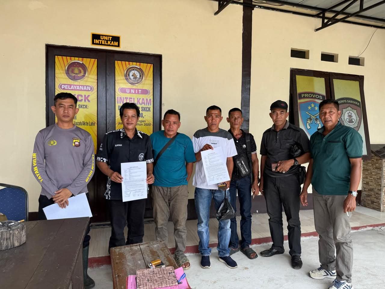 Penyelesaian Adat Pati Nyawa korban lakalantas di Polsek – Tayan