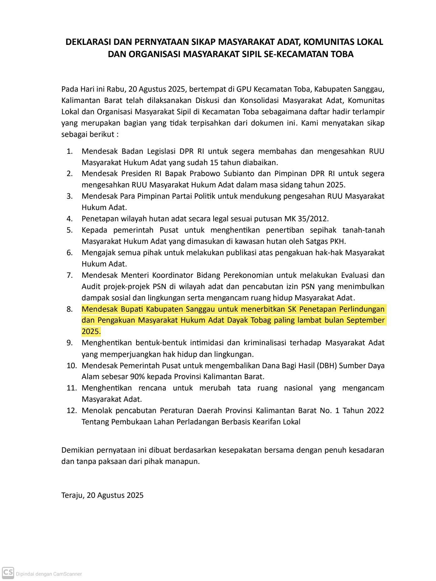 Surat Ke Bupati Percepatan MHA Dayak Tobag_3