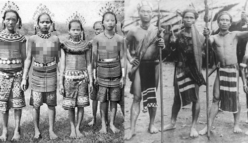 Pakaian-Suku-Dayak-Tempo-Dulu